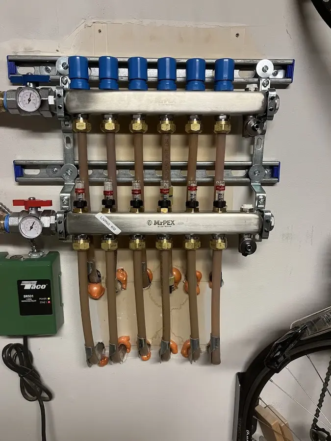 Plumber performing Gas Leak Detection at a residential property in Maitland